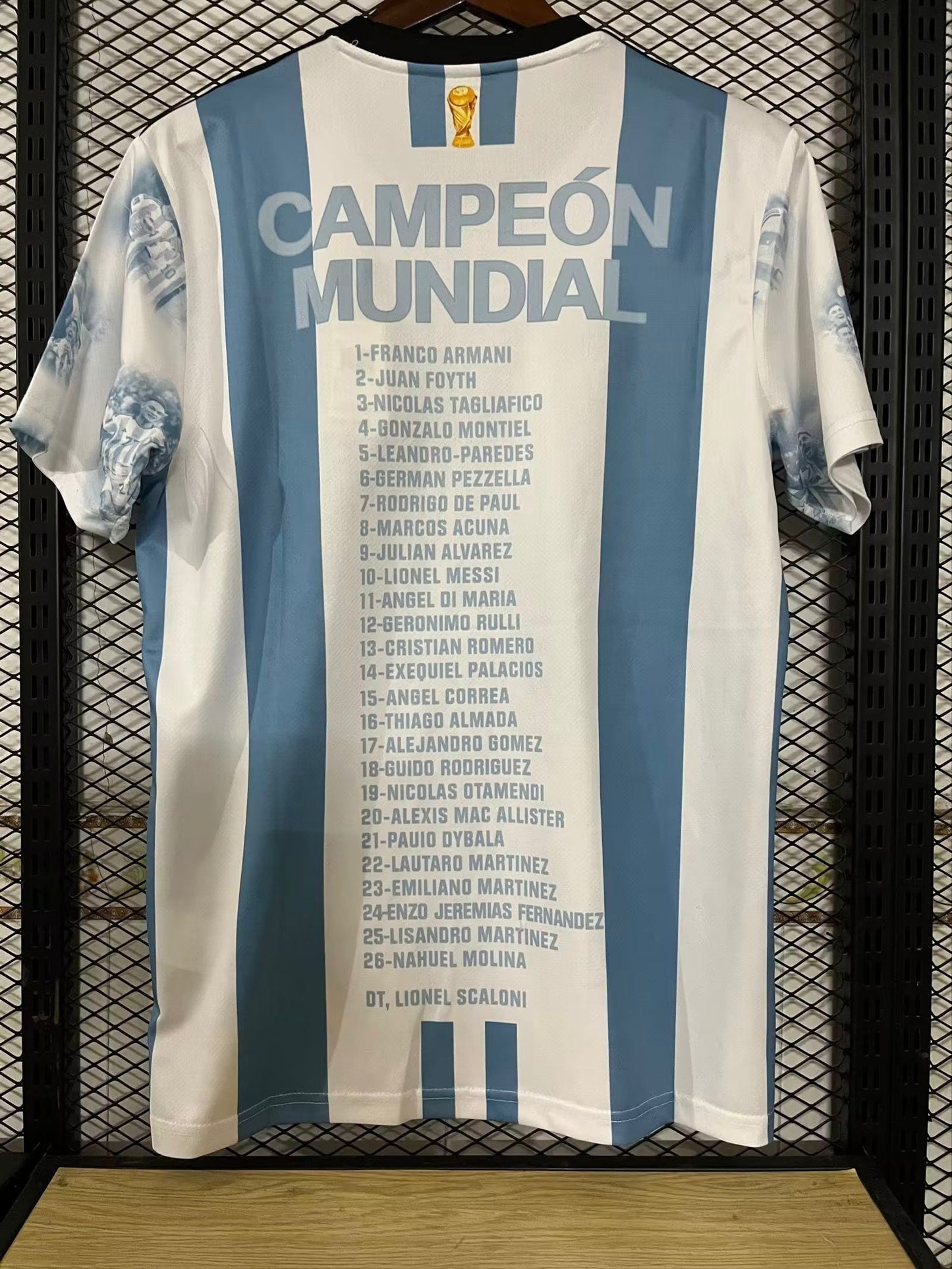 2022 Argentina Champion version Jersey